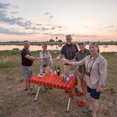 Sunset drink in delta site size